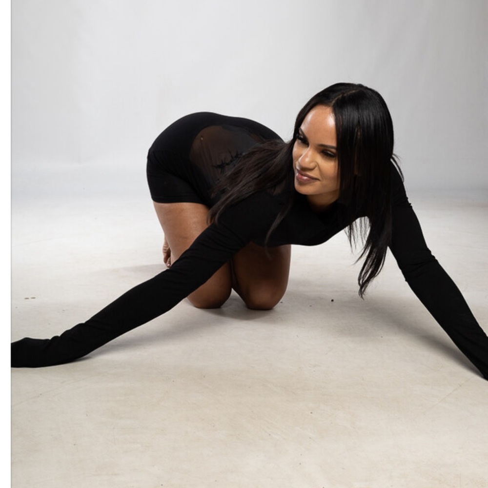 Jaded London black dress